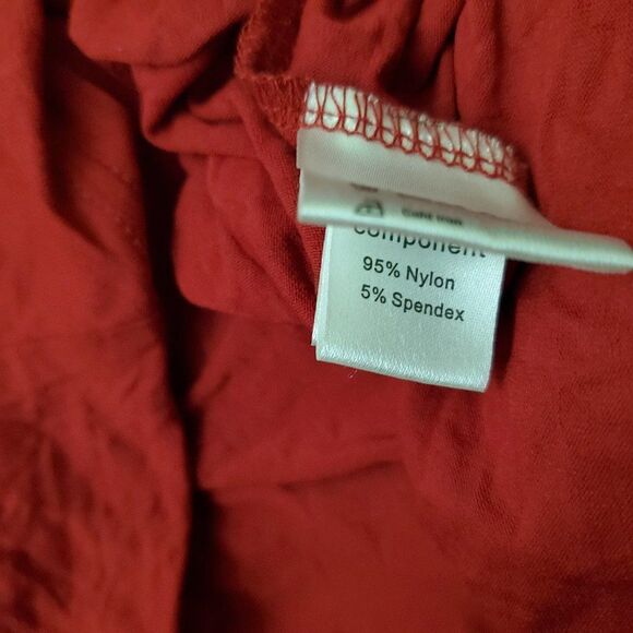 𝅺furnex Cap Sleeve Top Lace Red L NWT - Picture 7 of 7